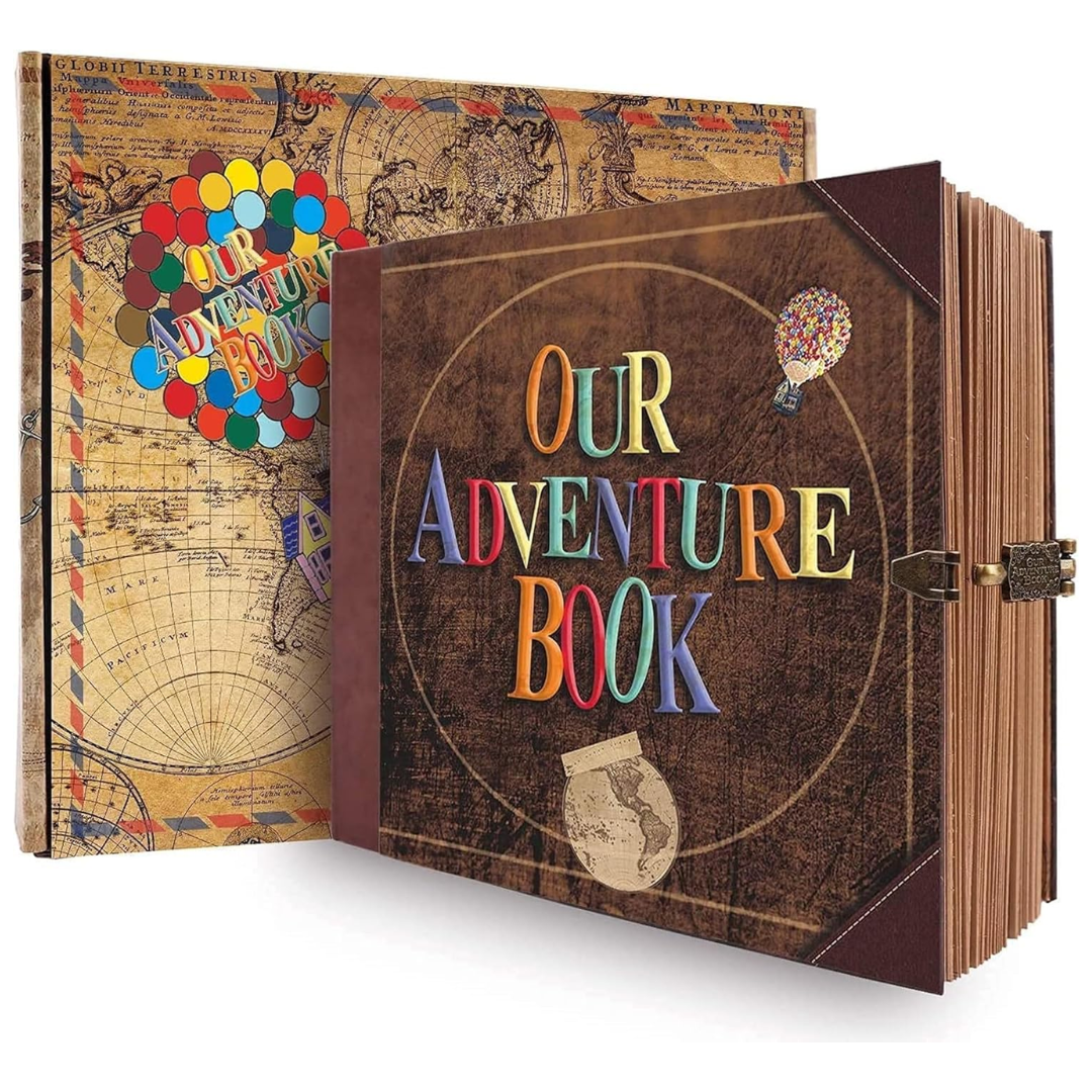 Vintage Memories Scrapbook Album 146 Handmade Kraft Pages