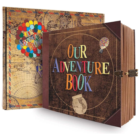 Vintage Memories Scrapbook Album 146 Handmade Kraft Pages